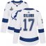Adidas Tampa Bay Lightning #17 Alex Killorn White Road Authentic Womens 2020 Stanley Cup Champions Stitched NHL Jersey