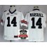 Auburn Tigers 14 Nick Marshall White NCAA Football Jerseys 2014 Vizio BCS National Championship Game Patch