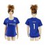 Womens Chelsea #1 Cech Home Soccer Club Jersey