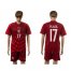 Czech #17 Plasil Red Home Soccer Country Jersey