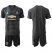 Manchester United Blank Black Goalkeeper Soccer Club Jersey