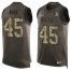 Nike Buffalo Bills #45 Christian Wade Green Mens Stitched NFL Limited Salute To Service Tank Top Jersey