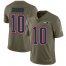 Nike New England Patriots #10 Josh Gordon Olive Mens Stitched NFL Limited 2017 Salute To Service Jersey