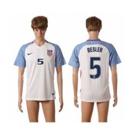 USA #5 Besler Home Soccer Country Jersey