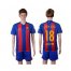 Barcelona #18 Jordi Alba Home With Blue Shorts Soccer Club Jersey