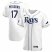 Tampa Bay Rays #17 Austin Meadows Mens Nike White Home 2020 World Series Bound Authentic Player MLB Jersey