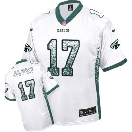 Nike Philadelphia Eagles #17 Alshon Jeffery White Mens Stitched NFL Elite Drift Fashion Jersey