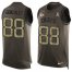 Nike Kansas City Chiefs #88 Tony Gonzalez Green Mens Stitched NFL Limited Salute To Service Tank Top Jersey