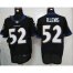 Nike Baltimore Ravens #52 Ray Lewis Black Alternate Mens Stitched NFL Elite Jersey