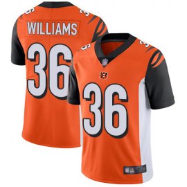 Nike Cincinnati Bengals #36 Shawn Williams Orange Alternate Mens Stitched NFL Vapor Untouchable Limited Jersey