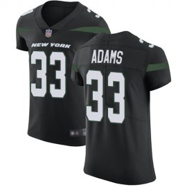 Nike New York Jets #33 Jamal Adams Black Alternate Mens Stitched NFL Vapor Untouchable Elite Jersey