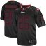 Nike San Francisco 49ers #25 Richard Sherman Lights Out Black Mens Stitched NFL Elite Jersey