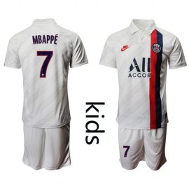 Paris Saint Germain #7 Mbappe Third Kid Soccer Club Jersey