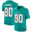 Nike Miami Dolphins #90 Charles Harris Aqua Green Team Color Mens Stitched NFL Vapor Untouchable Limited Jersey