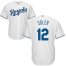 Kansas City Royals #12 Jorge Soler White Cool Base Stitched Youth MLB Jersey