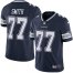 Nike Dallas Cowboys #77 Tyron Smith Navy Blue Team Color Mens Stitched NFL Vapor Untouchable Limited Jersey