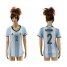 Womens Argentina #2 Maydana Home Soccer Country Jersey