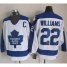 Toronto Maple Leafs #22 Tiger Williams White/Blue CCM Throwback Stitched NHL Jersey