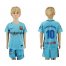 Barcelona #10 Ronaldinho Away Kid Soccer Club Jersey