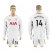 Tottenham Hotspur #14 Nkoudou Home Long Sleeves Soccer Club Jersey