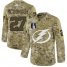 Adidas Tampa Bay Lightning #27 Ryan McDonagh Camo 2022 Stanley Cup Final Patch Authentic Stitched NHL Jersey Mens