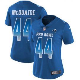 Nike Los Angeles Rams #44 Jacob McQuaide Royal Womens Stitched NFL Limited NFC 2018 Pro Bowl Jersey
