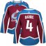 Adidas Colorado Avalanche #4 Tyson Barrie Burgundy Home Authentic Womens Stitched NHL Jersey
