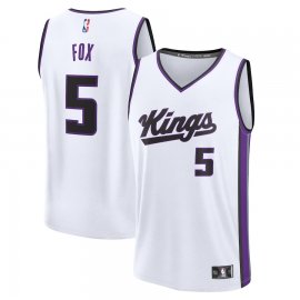 De'Aaron Fox Sacramento Kings Fanatics Branded 2023/24 Fast Break Replica Jersey – Association Edition – White