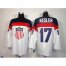 2014 Olympic Team USA #17 Ryan Kesler White Stitched NHL Jersey