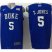 Duke Blue Devils #5 T.Jones Blue Stitched Basketball NCAA Jersey