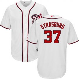 Washington Nationals #37 Stephen Strasburg White Cool Base Stitched Youth MLB Jersey