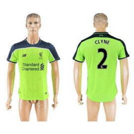 Liverpool #2 Clyne Sec Away Soccer Club Jersey