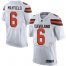 Nike Cleveland Browns #6 Baker Mayfield White Mens Stitched NFL Elite Jersey