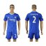 Chelsea #2 Ivanovic Home Soccer Club Jersey