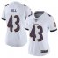 Nike Baltimore Ravens #43 Justice Hill White Womens Stitched NFL Vapor Untouchable Limited Jersey