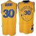 Golden State Warriors 30 Stephen Curry 1974-75 Throwback Hardwood Classics Revolution 30 Swingman Yellow NBA Jerseys Cheap