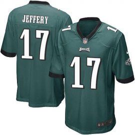 Nike Philadelphia Eagles #17 Alshon Jeffery Midnight Green Team Color Youth Stitched NFL New Elite Jersey