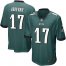 Nike Philadelphia Eagles #17 Alshon Jeffery Midnight Green Team Color Youth Stitched NFL New Elite Jersey