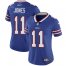 Nike Buffalo Bills #11 Zay Jones Royal Blue Team Color Womens Stitched NFL Vapor Untouchable Limited Jersey