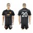 Manchester United #20 Sromero Black Goalkeeper Soccer Club Jersey