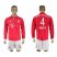 Bayern Munchen #4 Dante Home Long Sleeves Soccer Club Jersey