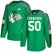 Adidas Chicago Blackhawks #50 Corey Crawford adidas Green St. Patricks Day Authentic Practice Stitched NHL Jersey