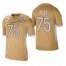 New Orleans New Orleans Saints #75 Andrus Peat 2021 NFC Pro Bowl Game Gold NFL Jersey