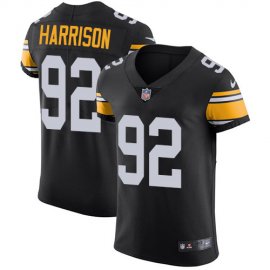 Nike Pittsburgh Steelers #92 James Harrison Black Alternate Mens Stitched NFL Vapor Untouchable Elite Jersey