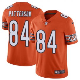 Nike Chicago Bears #84 Cordarrelle Patterson Orange Mens Stitched NFL Limited Rush Jersey