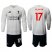 Liverpool #17 Klavan Away Long Sleeves Soccer Club Jersey