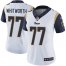 Nike Los Angeles Rams #77 Andrew Whitworth White Womens Stitched NFL Vapor Untouchable Limited Jersey