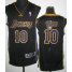 Los Angeles Lakers 10 Steve Nash Black Revolution 30 NBA Jerseys Purple Number Cheap