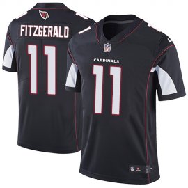 Nike Arizona Cardinals #11 Larry Fitzgerald Black Alternate Mens Stitched NFL Vapor Untouchable Limited Jersey