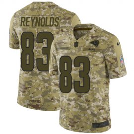 Nike Los Angeles Rams #83 Josh Reynolds Camo Mens Stitched NFL Limited 2018 Salute To Service Jersey